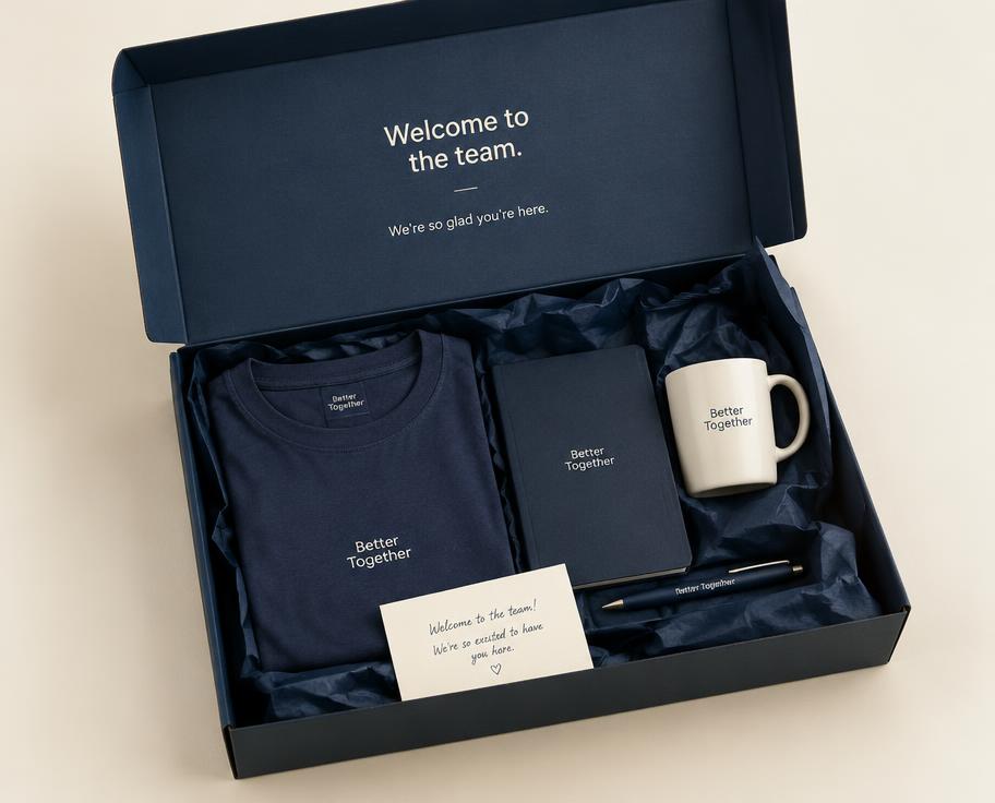 Welcome Kits merchandise